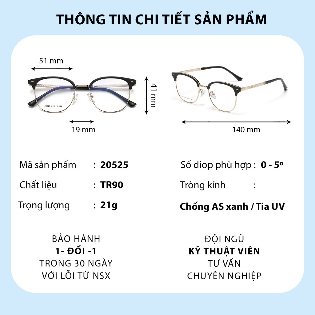 Gọng kính viền tròn 20525_thumbnail_2