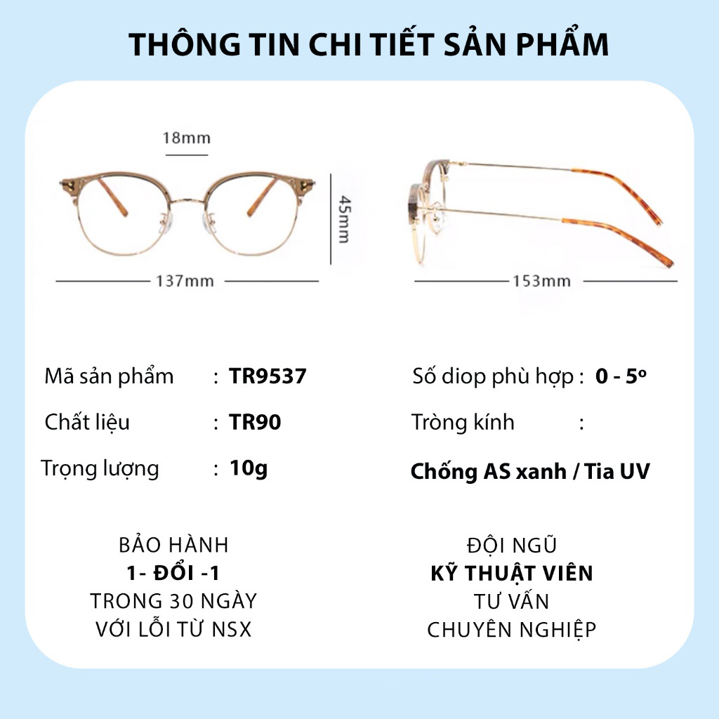 Gọng kính viền tròn TR9537_thumbnail_2