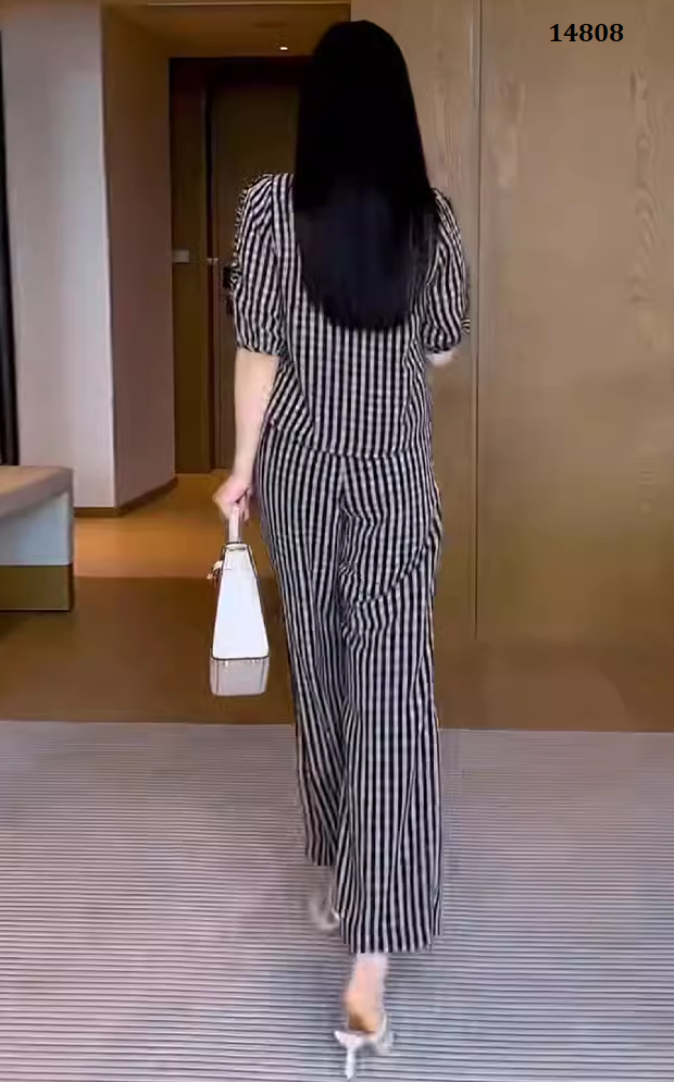 14808-Set áo kèm  quần suông sọc caro ( voan lụa)_thumbnail_2