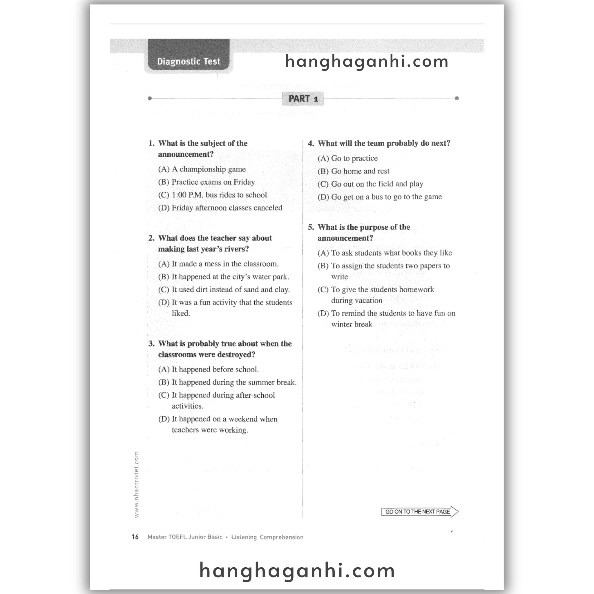 [Sách] Master TOEFL Junior Basic: Listening Comprehension_thumbnail_4