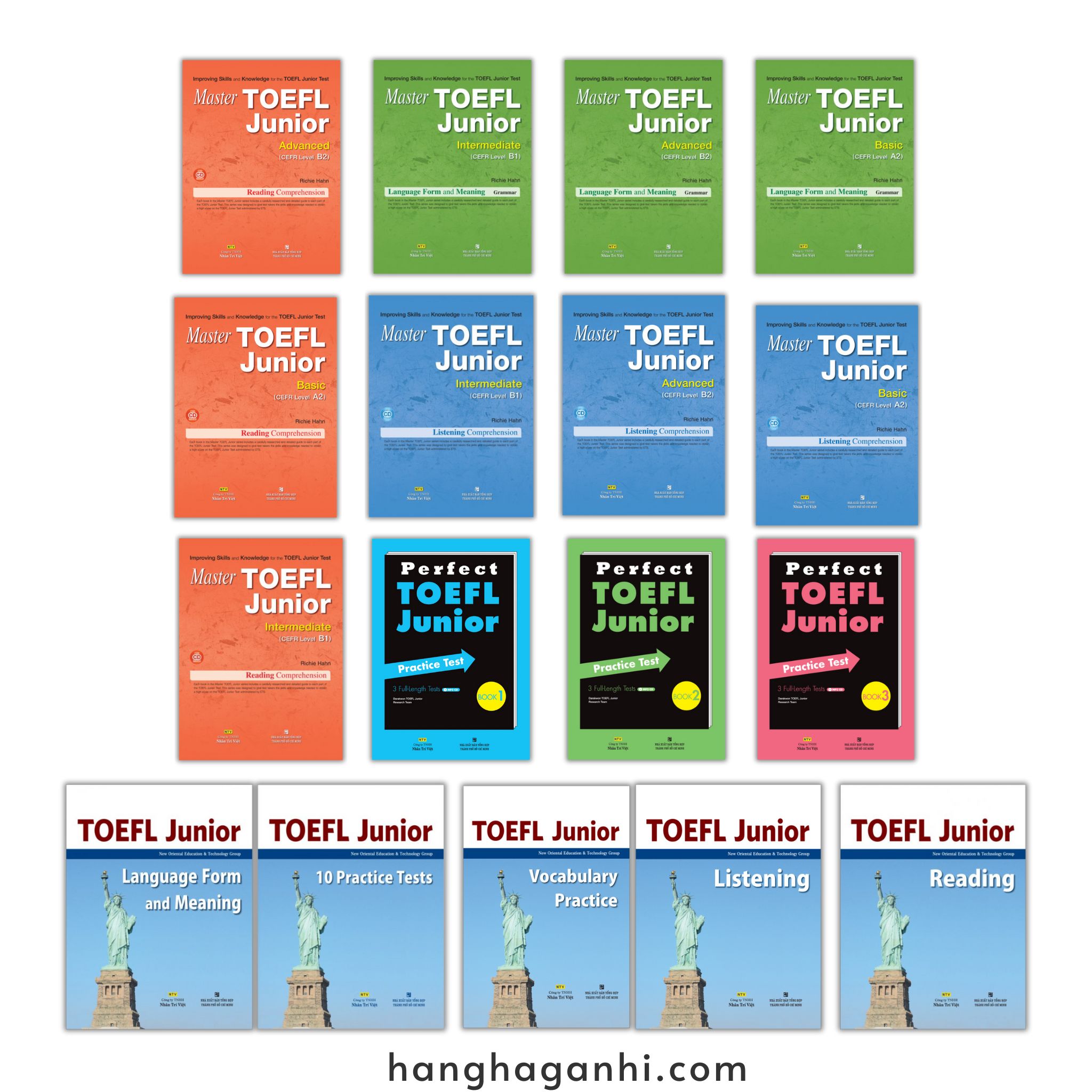 [Sách] Trọn bộ 17 cuốn ôn thi TOEFL Junior