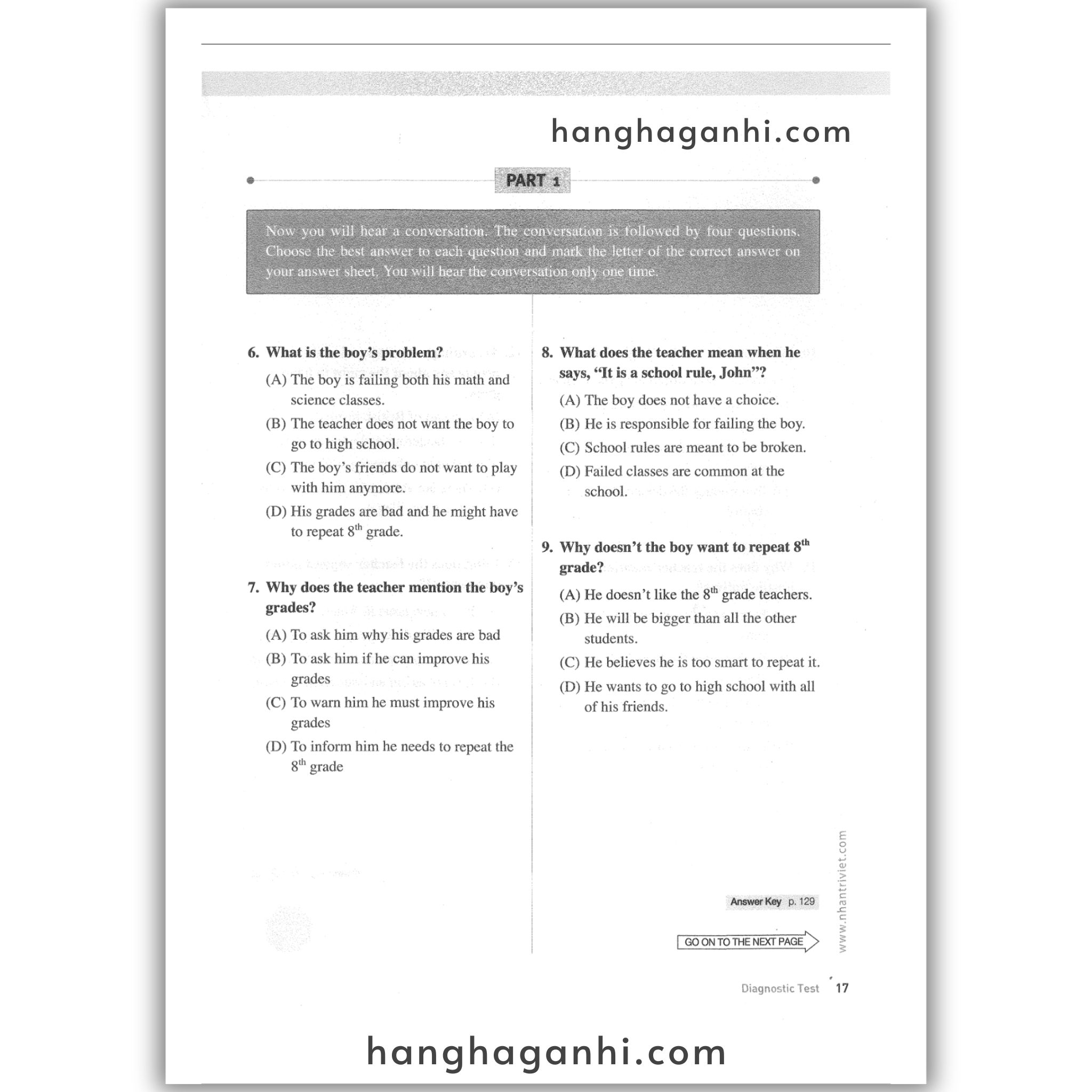 [Sách] Master TOEFL Junior Basic: Listening Comprehension_thumbnail_12