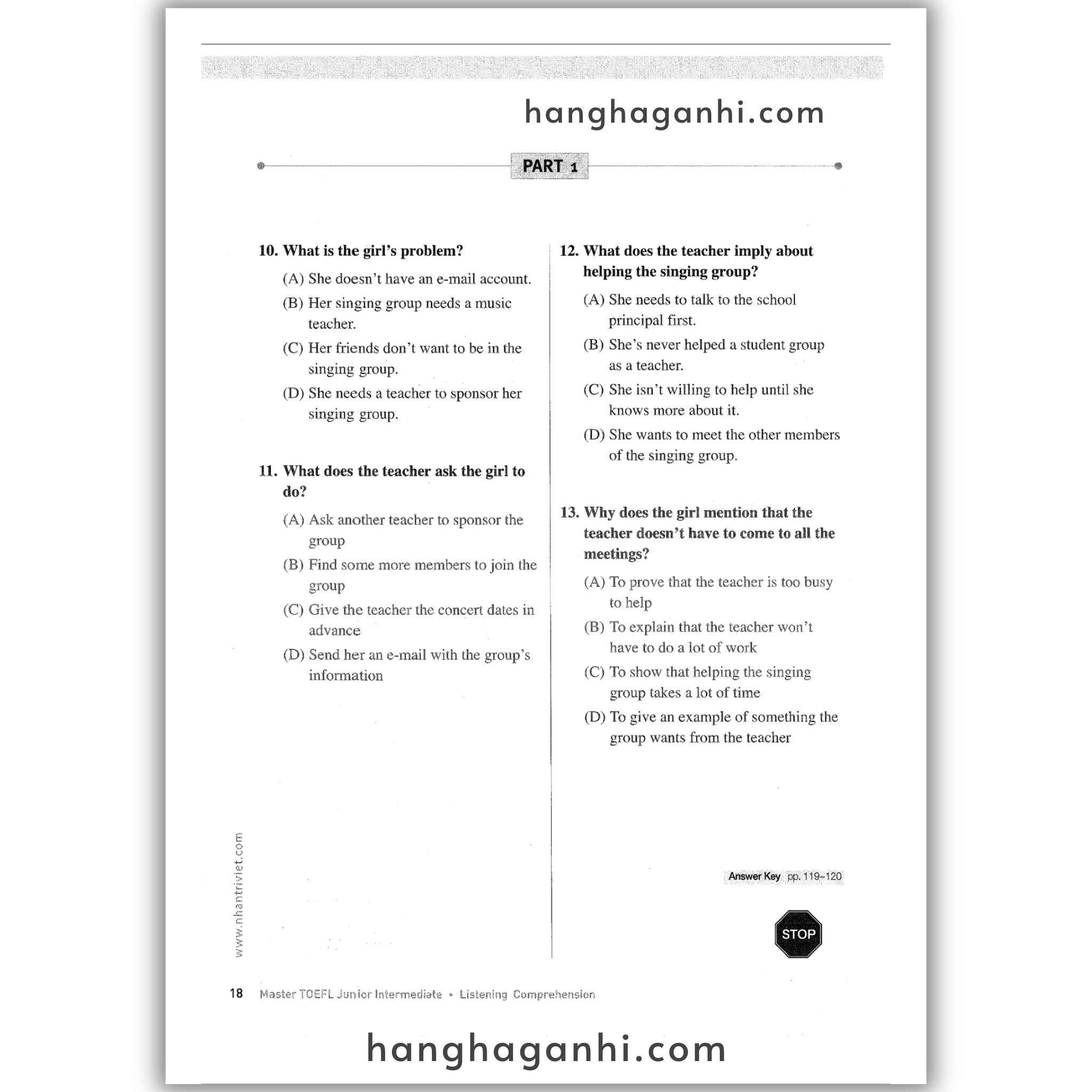 [Sách] Master TOEFL Junior Intermediate: Listening Comprehension_thumbnail_9