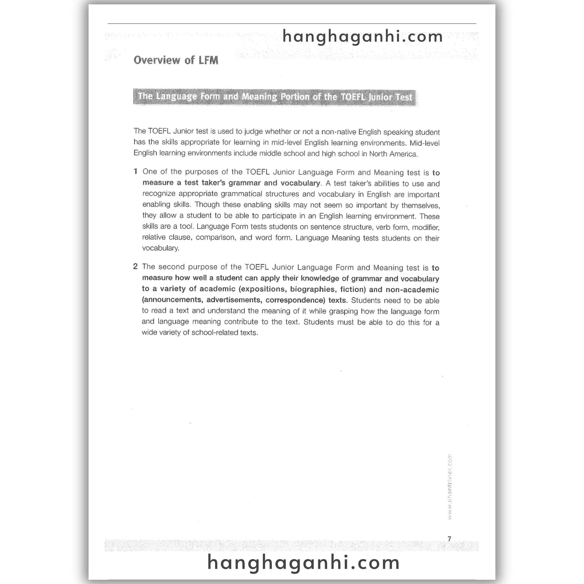 [Sách] Master TOEFL Junior Advanced: Language Form & Meaning_thumbnail_7