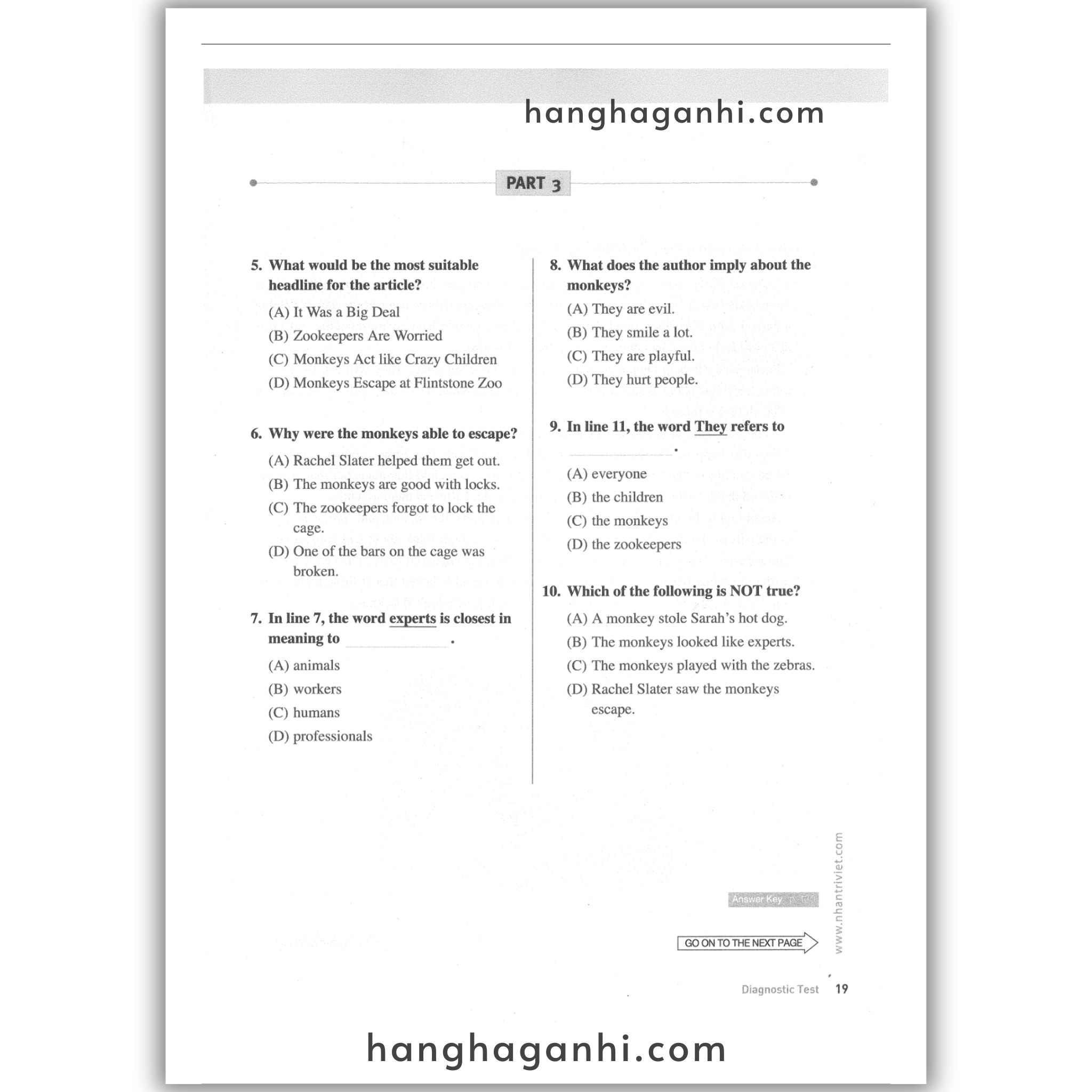 [Sách] Master TOEFL Junior Basic: Reading Comprehension_thumbnail_11