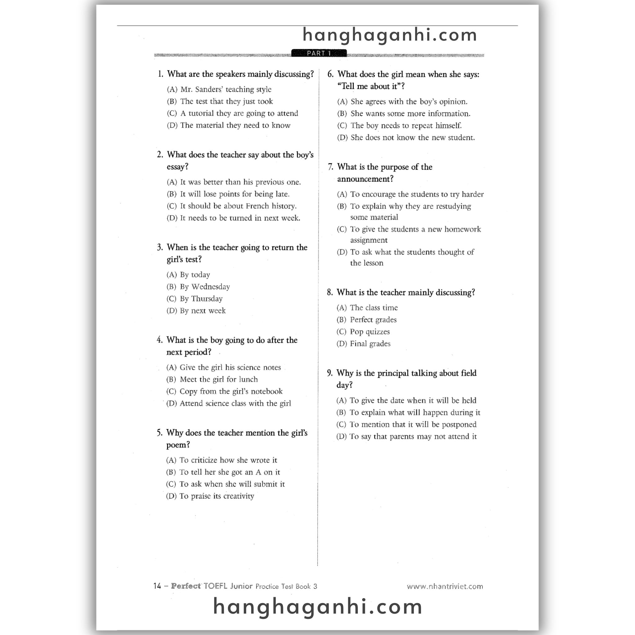 [Sách] Perfect TOEFL Junior: Book 3_thumbnail_5