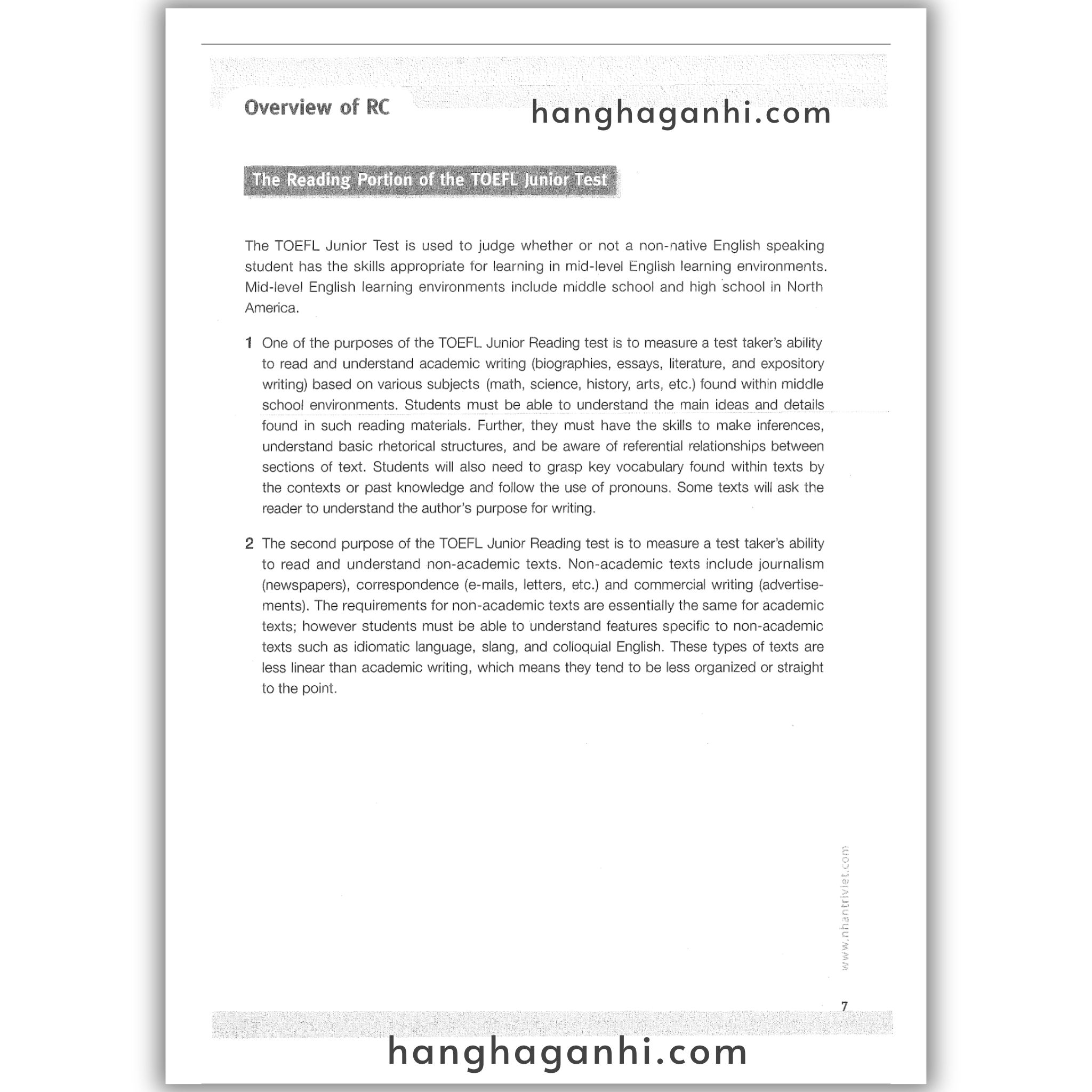 [Sách] Master TOEFL Junior Intermediate: Reading Comprehension_thumbnail_7