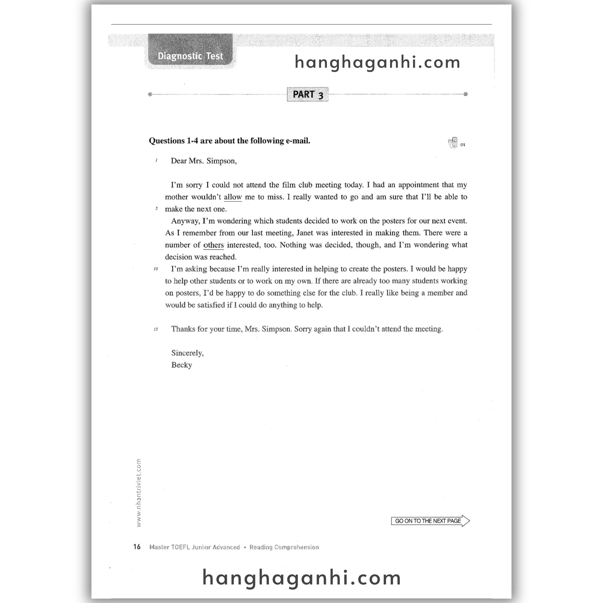 [Sách] Master TOEFL Junior Advanced: Reading Comprehension_thumbnail_7