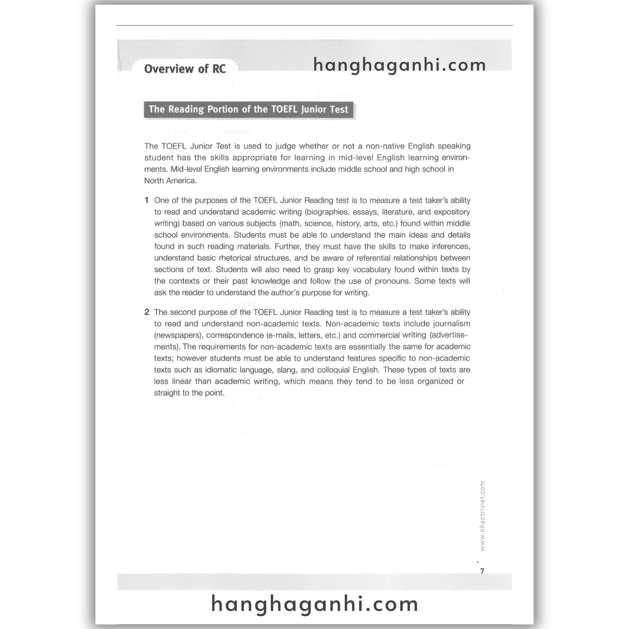 [Sách] Master TOEFL Junior Basic: Reading Comprehension_thumbnail_1