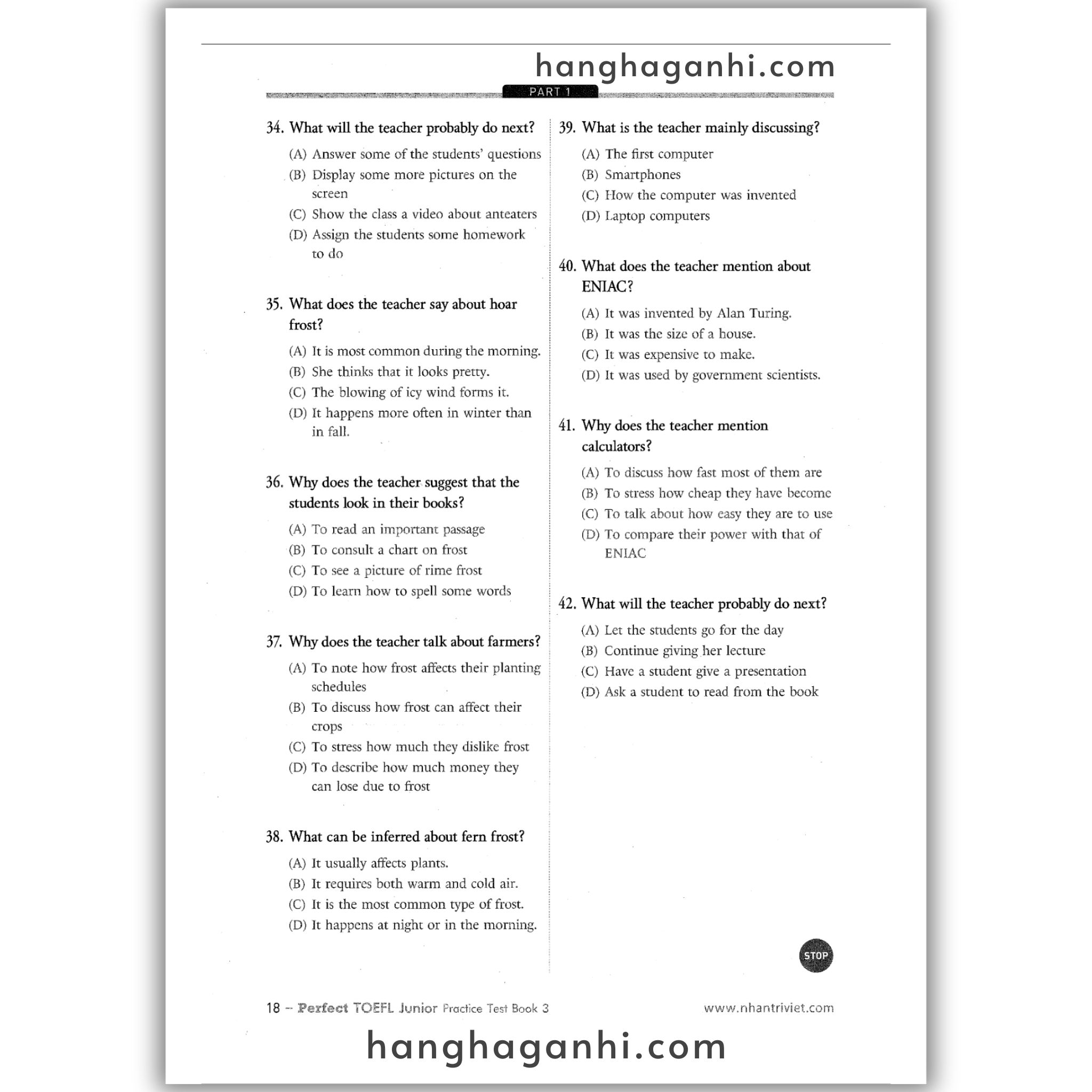 [Sách] Perfect TOEFL Junior: Book 3_thumbnail_12