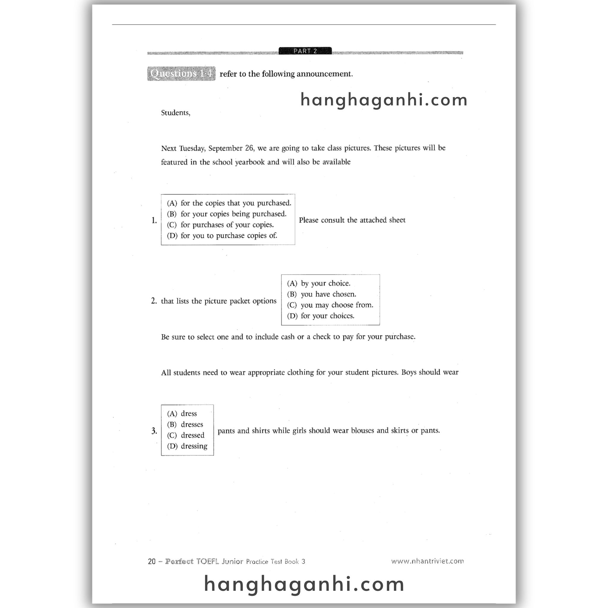 [Sách] Perfect TOEFL Junior: Book 3_thumbnail_14