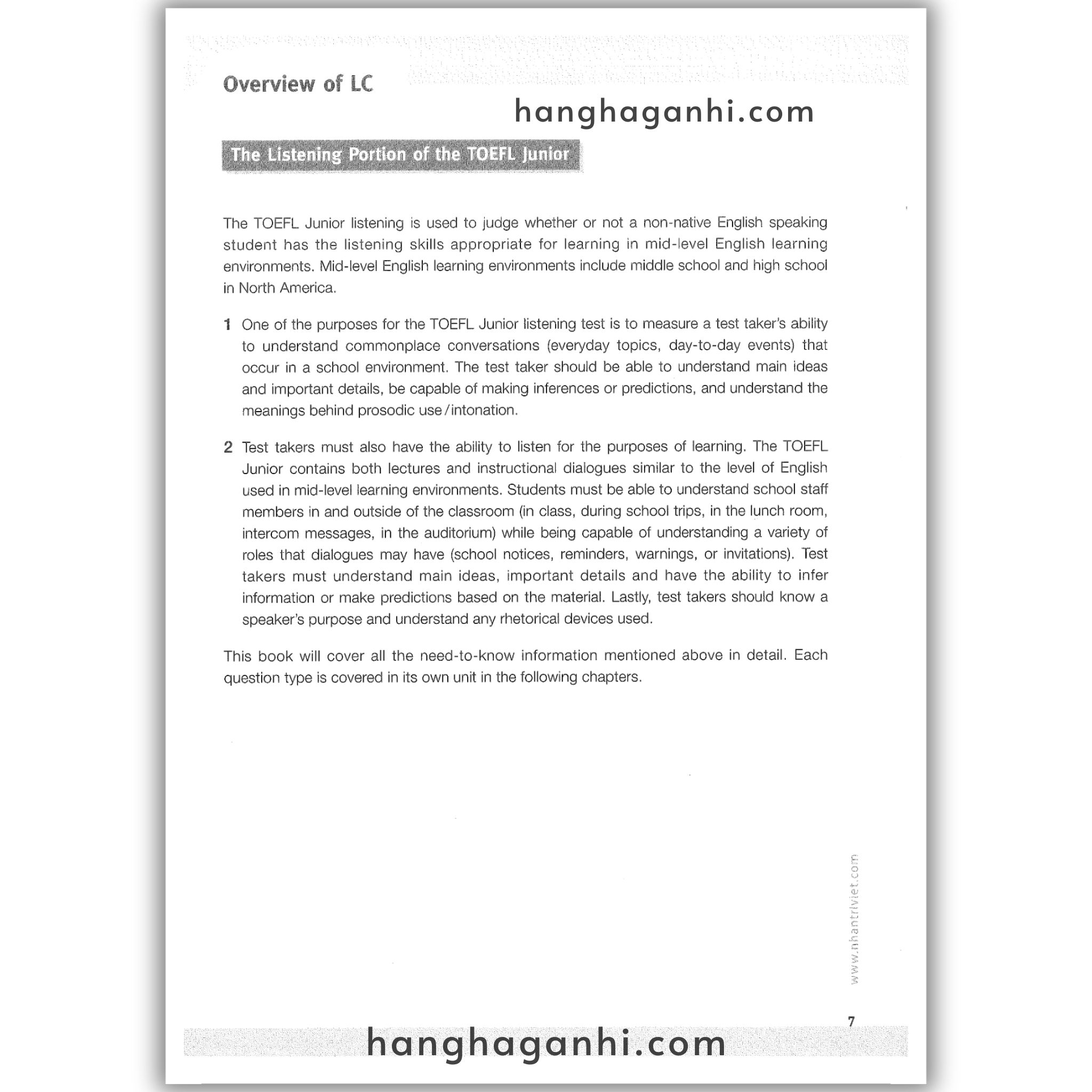 [Sách] Master TOEFL Junior Advanced: Listening Comprehension_thumbnail_3