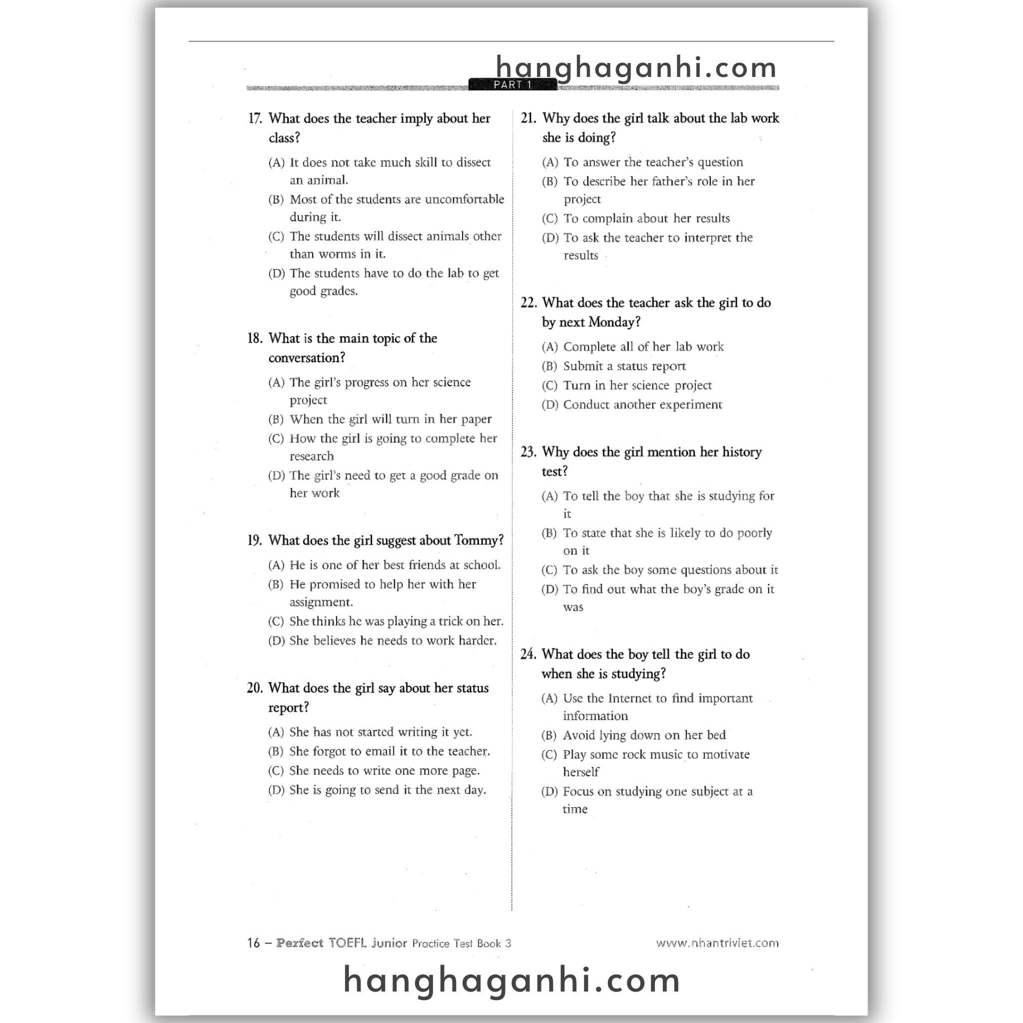 [Sách] Perfect TOEFL Junior: Book 3_thumbnail_10