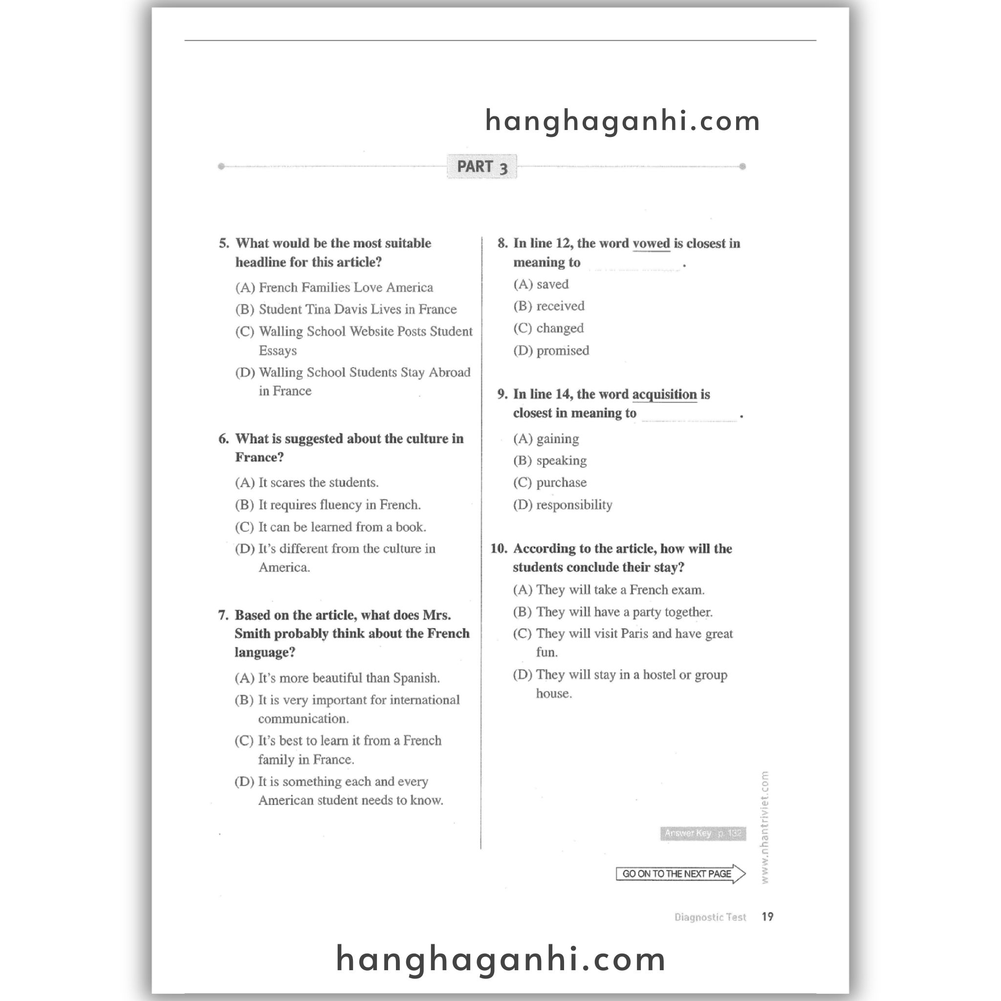 [Sách] Master TOEFL Junior Advanced: Reading Comprehension_thumbnail_11