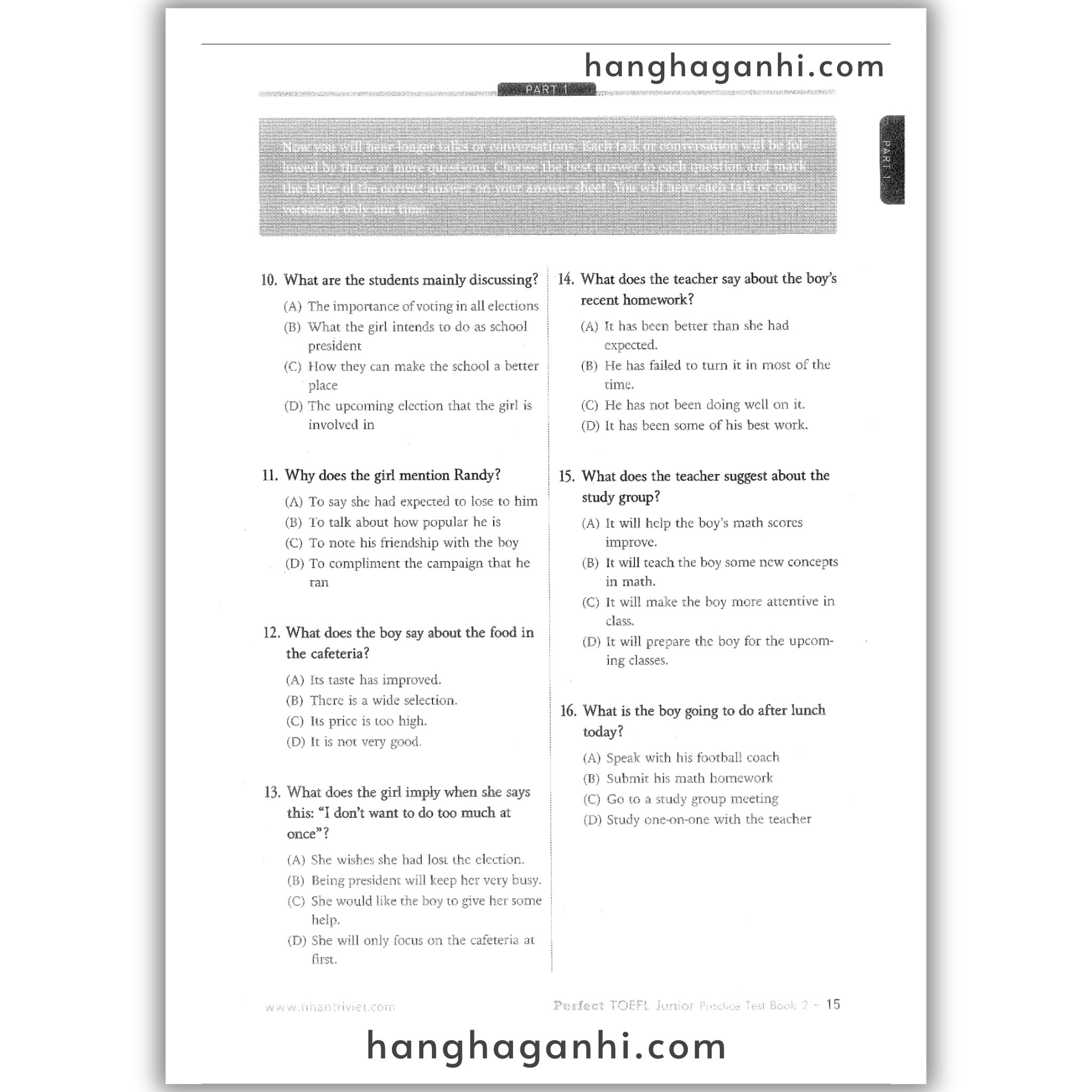 [Sách] Perfect TOEFL Junior: Book 2_thumbnail_11