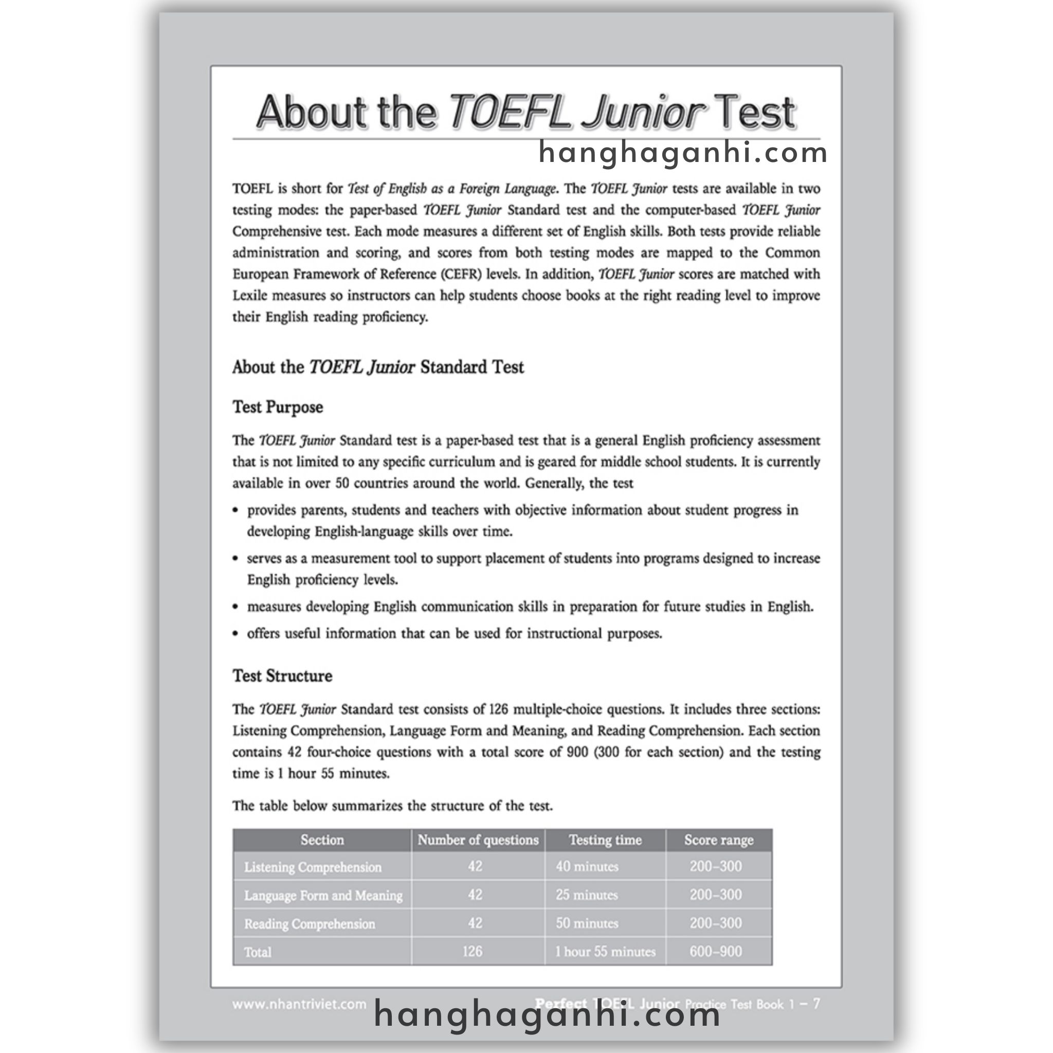 [Sách] Perfect TOEFL Junior: Book 1_thumbnail_2