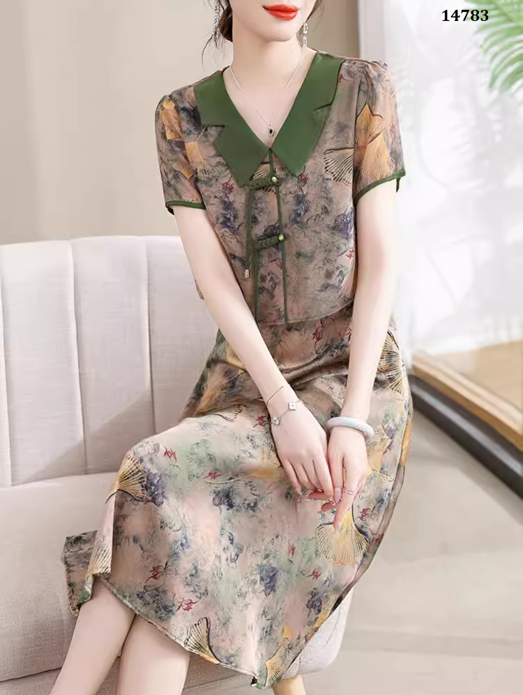14783-Đầm xòe giả rời cổ sen in 3D cách điệu (lụa mango)_thumbnail_2