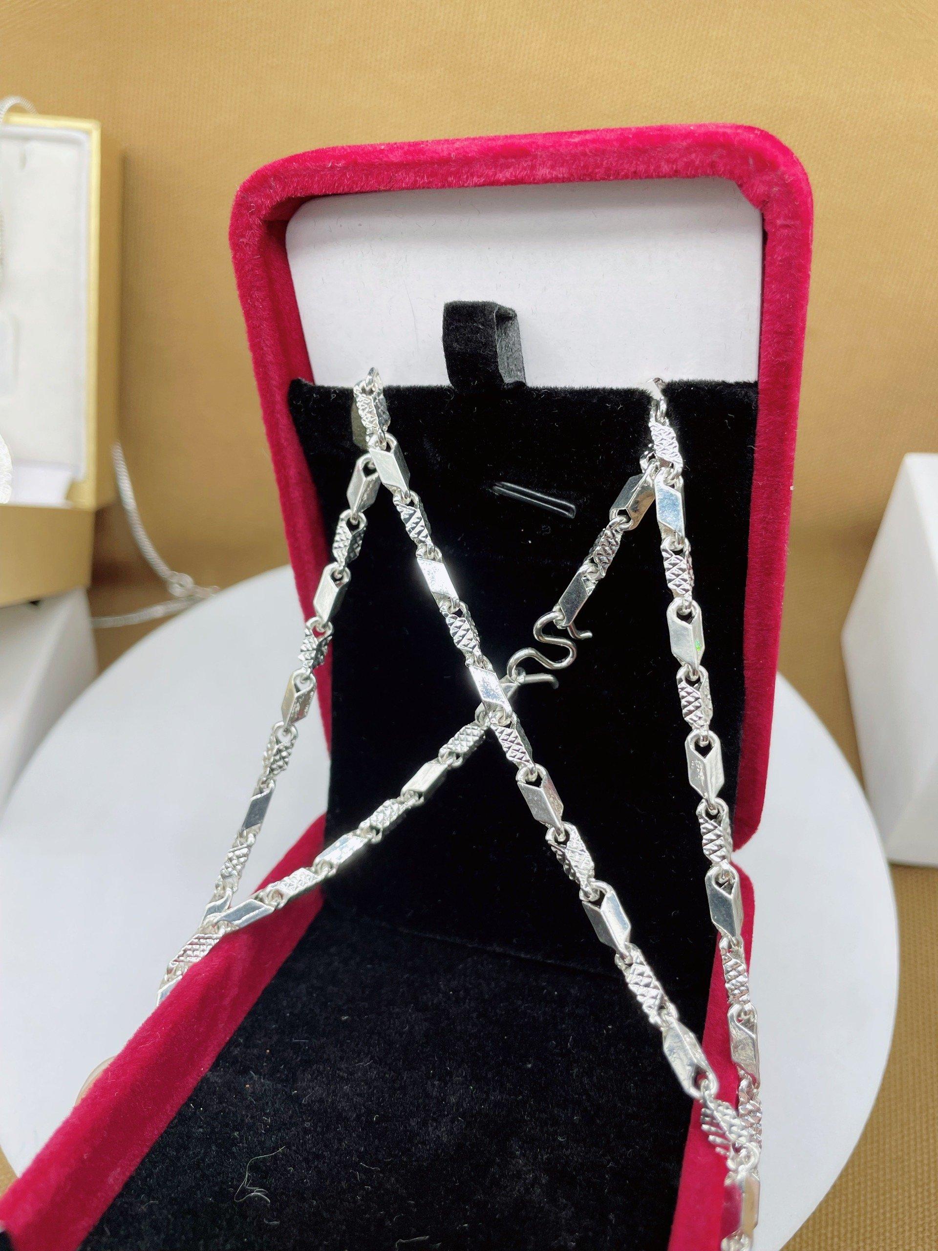 [May jewels] Dây Chuyền Mỹ ký Nam Tính Thanh Lịch Trang Sức Vòng Cổ_thumbnail_3