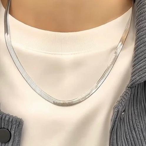 [May jewels] Dây Mạ Bạc 925 - Vòng cổ Bản Lụa Mềm Dành Cho Nam và Nữ - Trang sức mỹ ký_thumbnail_2