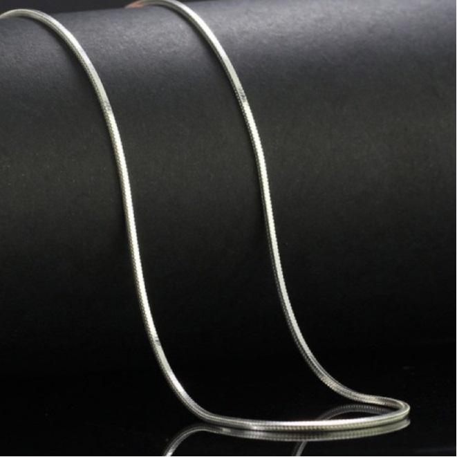 [May jewels] Dây Mạ Bạc 925 - Vòng cổ Bản Lụa Mềm Dành Cho Nam và Nữ - Trang sức mỹ ký_thumbnail_4