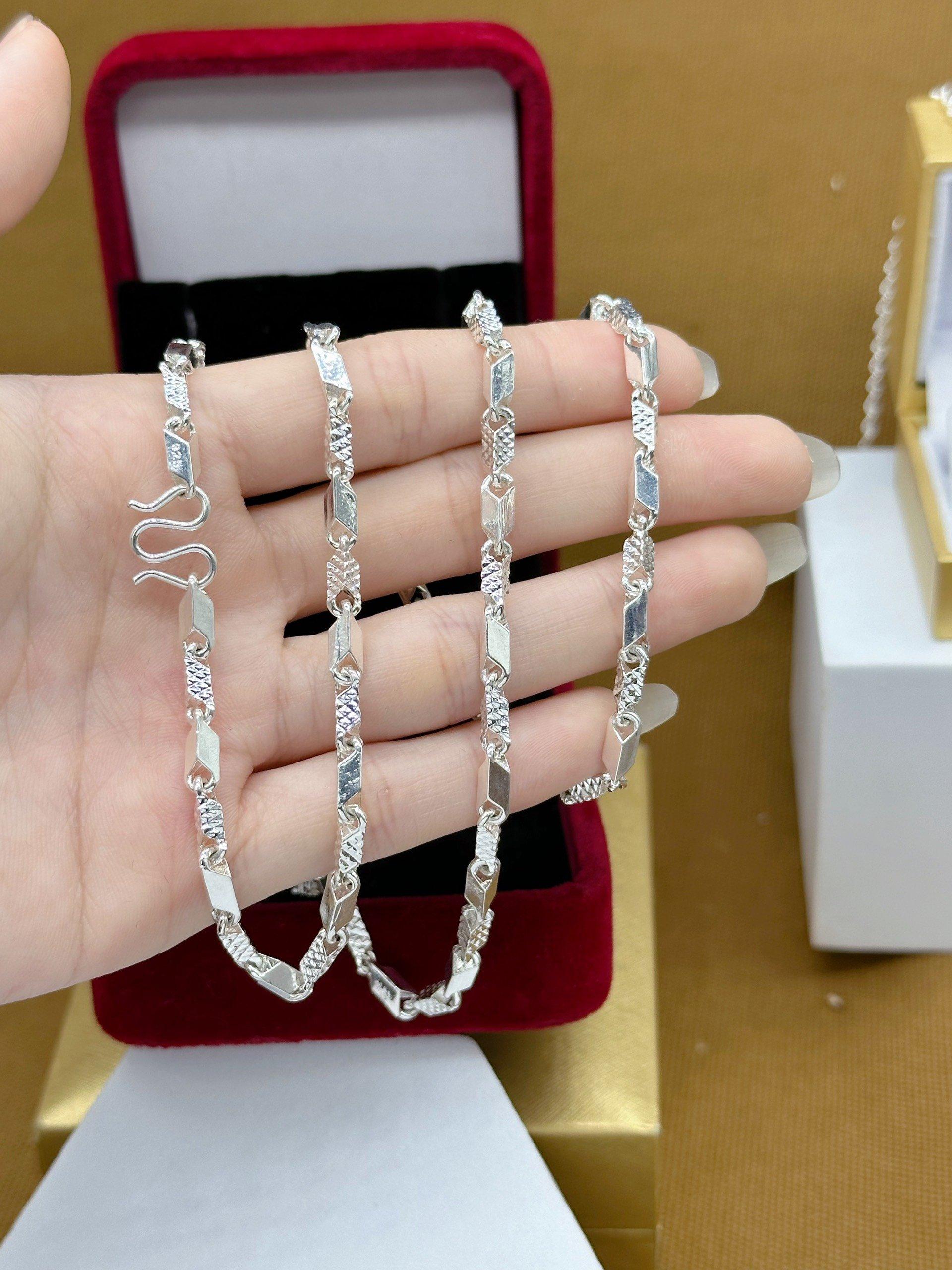 [May jewels] Dây Chuyền Mỹ ký Nam Tính Thanh Lịch Trang Sức Vòng Cổ_thumbnail_1