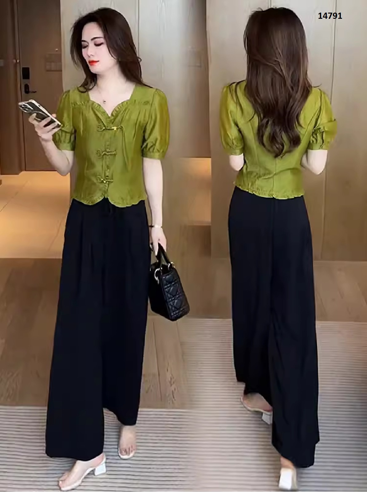 14791-Set bộ quần đen phối áo kiểu vạt bầu 14791_thumbnail_1