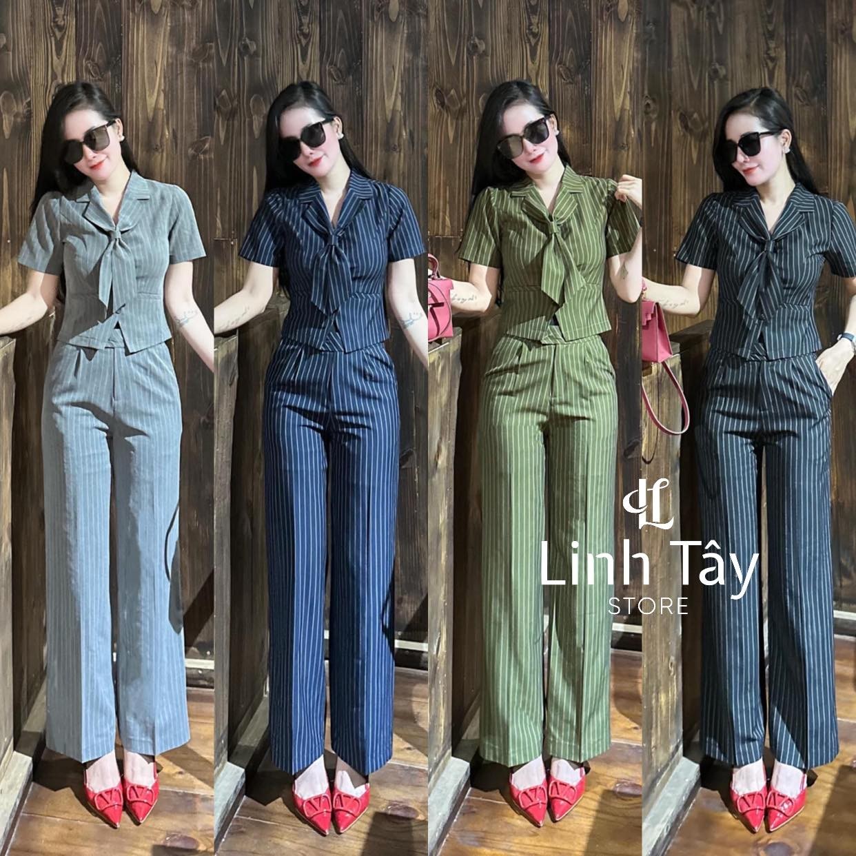 Set Bộ Kẻ Cổ Nơ