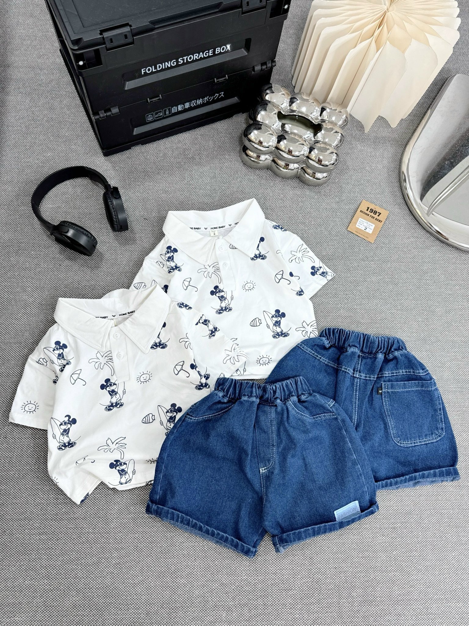 K38 BỘ POLO MICKEY ĐI BIỂN- A116.611