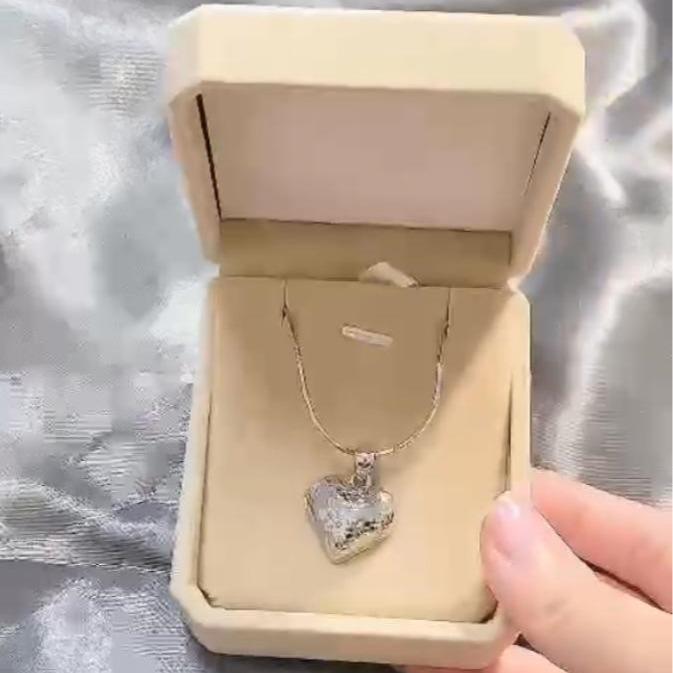 [May jewels] Dây chuyền Trái Tim Lấp Lánh - Trang sức Mỹ Ký cho Nữ_thumbnail_3