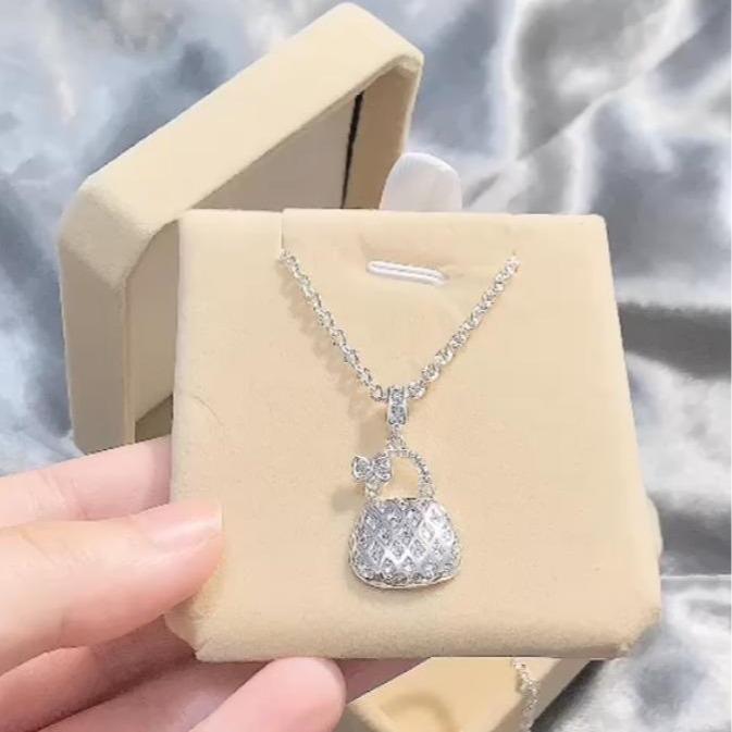 [May jewels] Dây Chuyền Túi Xách Thanh Lịch, trang sức mỹ ký vòng cổ túi xách dành cho nữ_thumbnail_5