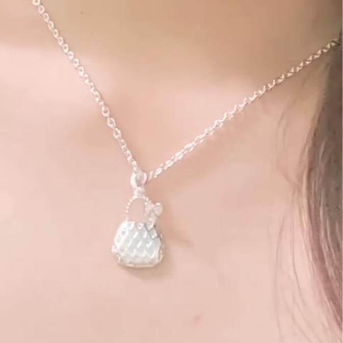 [May jewels] Dây Chuyền Túi Xách Thanh Lịch, trang sức mỹ ký vòng cổ túi xách dành cho nữ_thumbnail_4