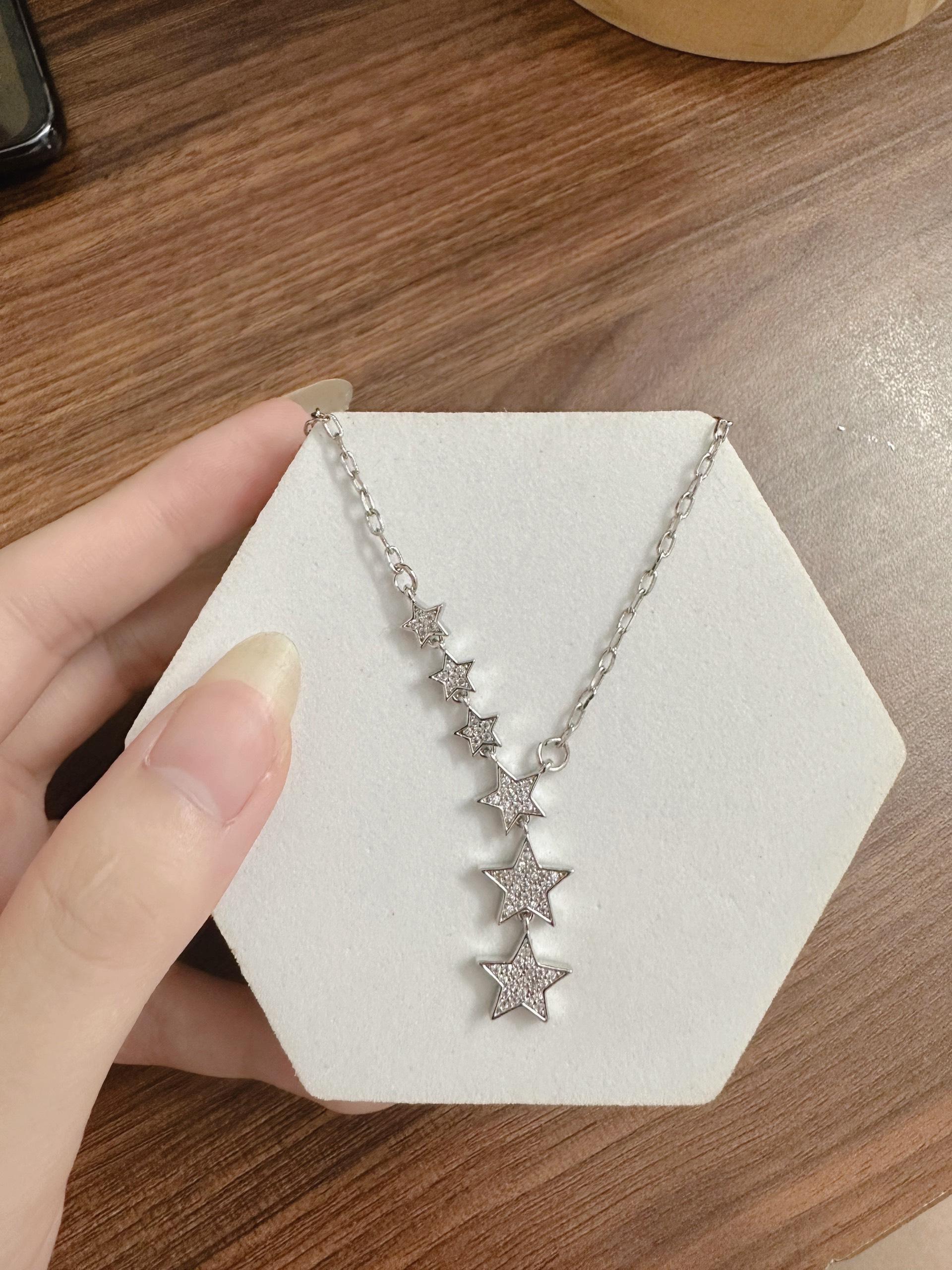 [May jewels] Dây chuyền Ngân Hà - Vòng cổ Sao Lấp Lánh Trang sức mỹ ký dành cho Nữ_thumbnail_4