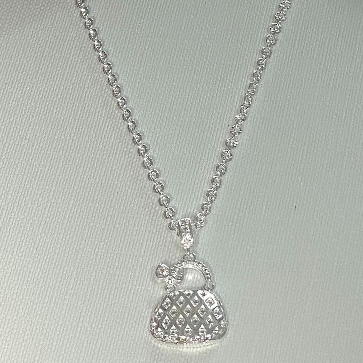 [May jewels] Dây Chuyền Túi Xách Thanh Lịch, trang sức mỹ ký vòng cổ túi xách dành cho nữ_thumbnail_2