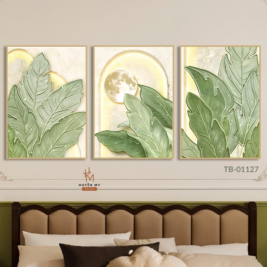 Bộ 3 Tranh Treo Tường Canvas, Nhiều Mẫu Hiện Đại, Trang Trí Phòng Khách, Phòng Ngủ, Phòng Bếp - Huyền My Decor