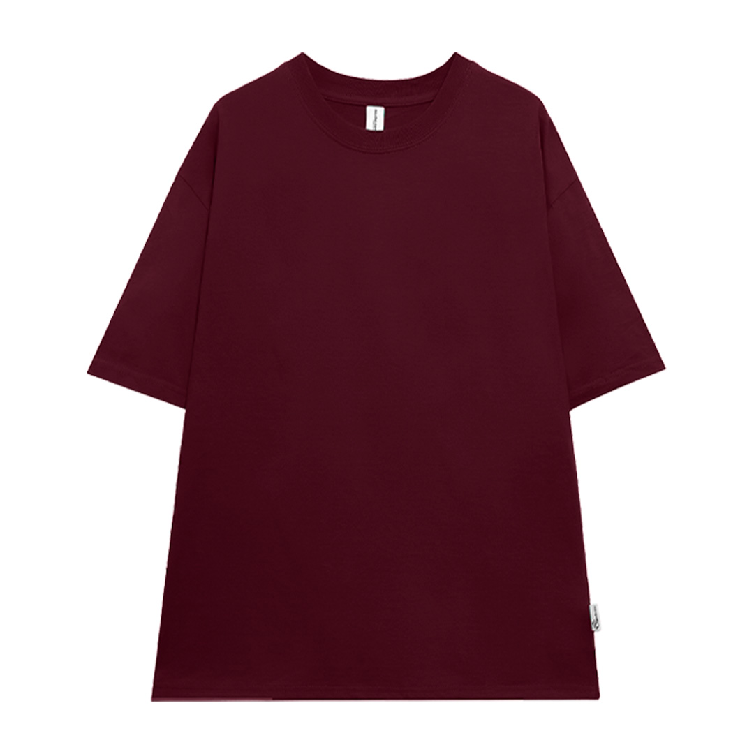 Áo thun trơn form rộng ATT01 PTG vải cotton cổ tròn in basic_thumbnail_21