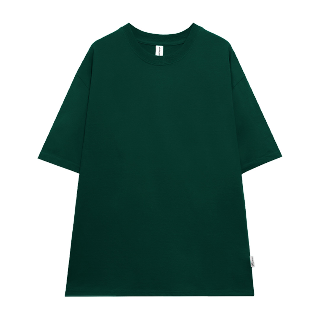 Áo thun trơn form rộng ATT01 PTG vải cotton cổ tròn in basic_thumbnail_12