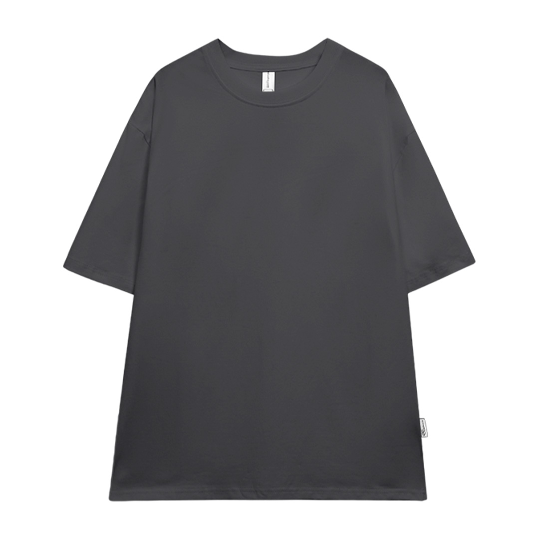 Áo thun trơn form rộng ATT01 PTG vải cotton cổ tròn in basic_thumbnail_19