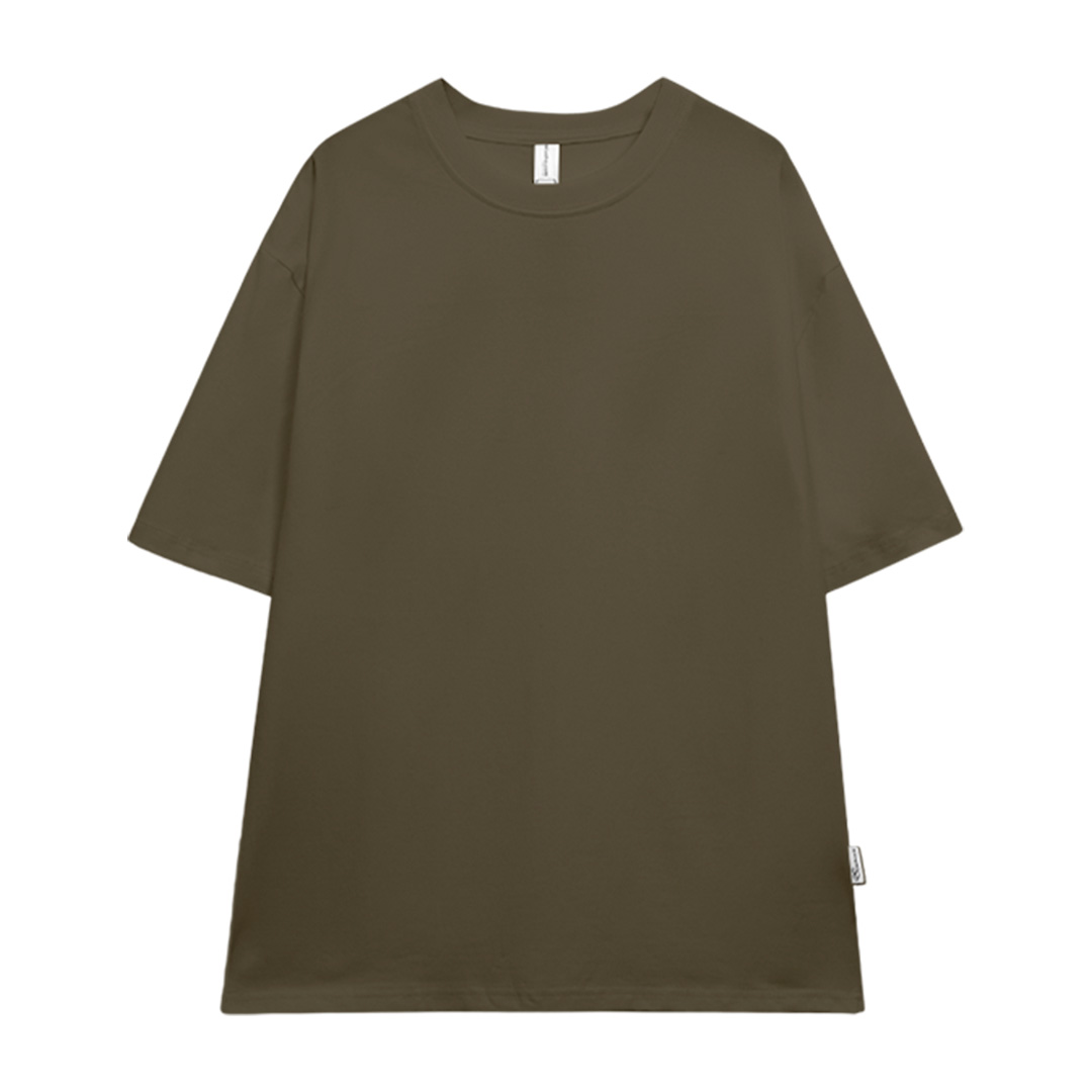 Áo thun trơn form rộng ATT01 PTG vải cotton cổ tròn in basic_thumbnail_18