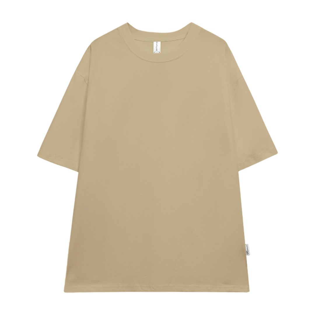 Áo thun trơn form rộng ATT01 PTG vải cotton cổ tròn in basic_thumbnail_17