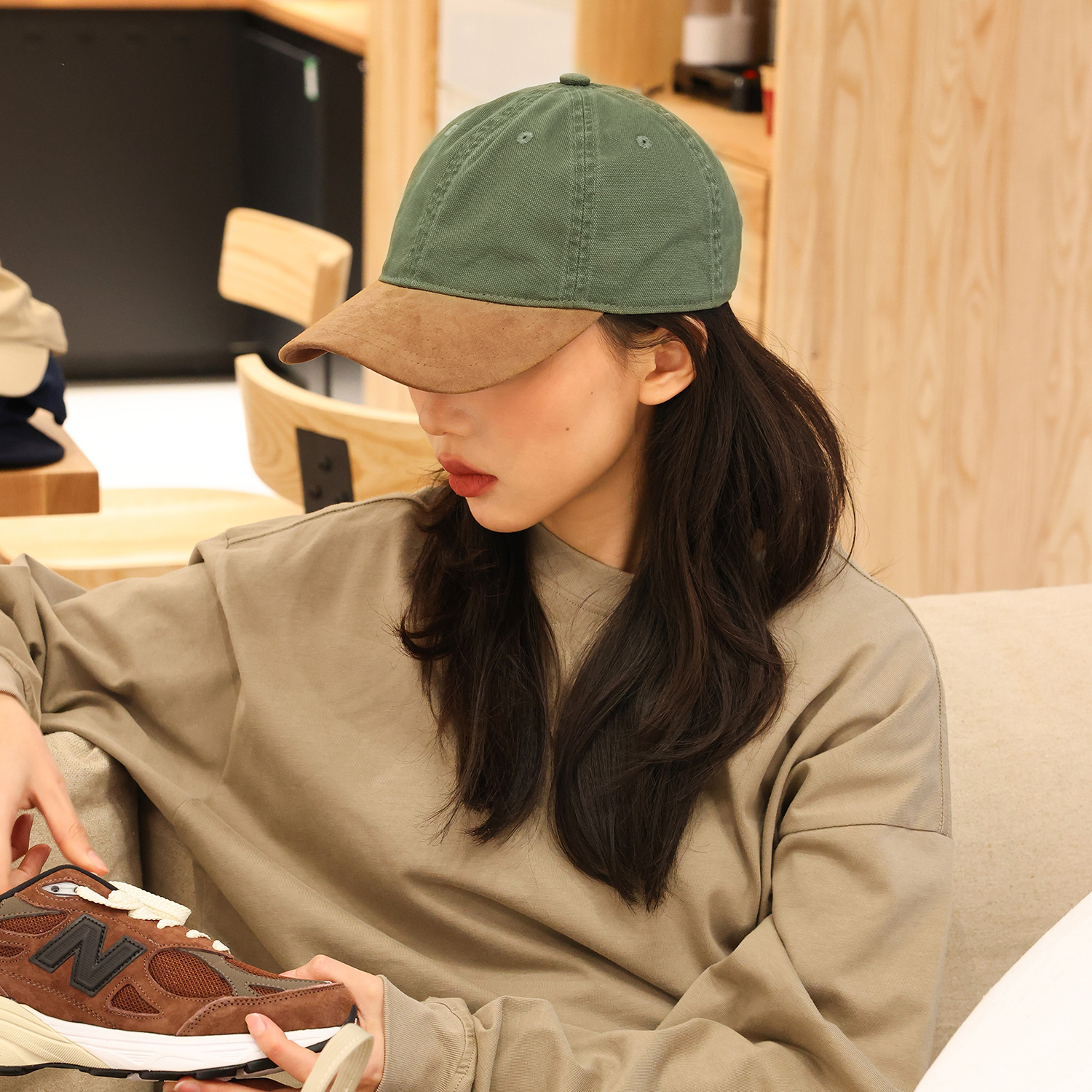 Mũ lưỡi trai vintage monochrome HZ2432_thumbnail_2