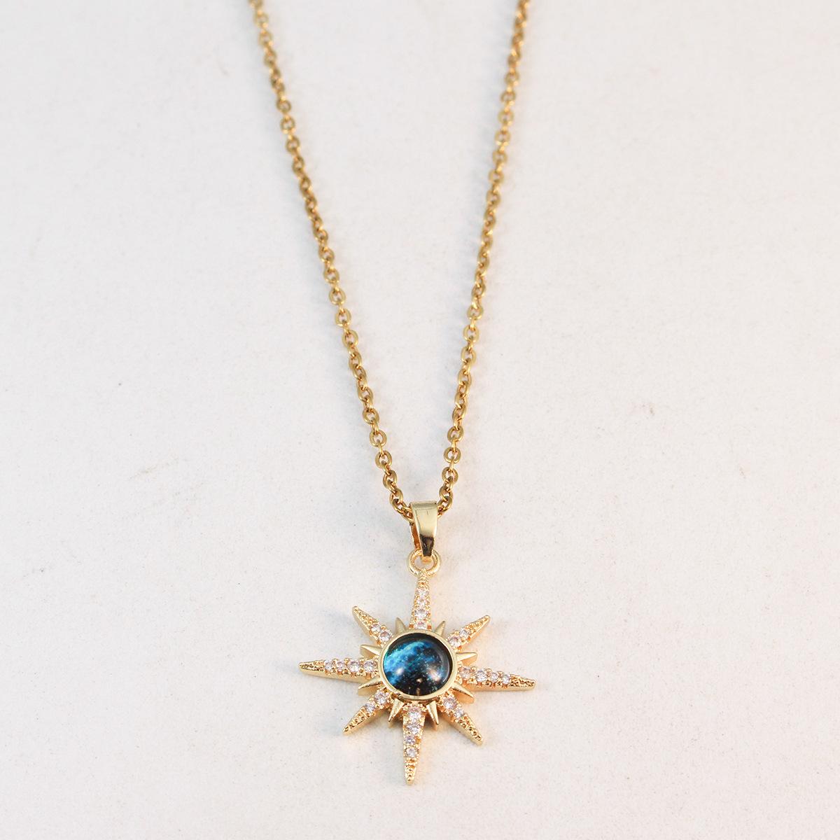 [May Jewels] Dây Chuyền Ánh Dương Vĩnh Cửu Titan KHÔNG Gỉ KHÔNG ĐEN Dành Cho Nữ_thumbnail_2