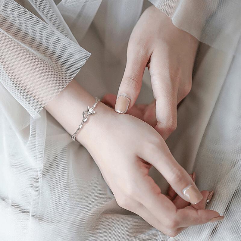 [May jewels] Vòng tay Hồ Ly - Lắc tay Linh Hồ siêu dễ thương thanh lịch Phụ Kiện Vòng tay  con cáo dành cho nữ_thumbnail_4