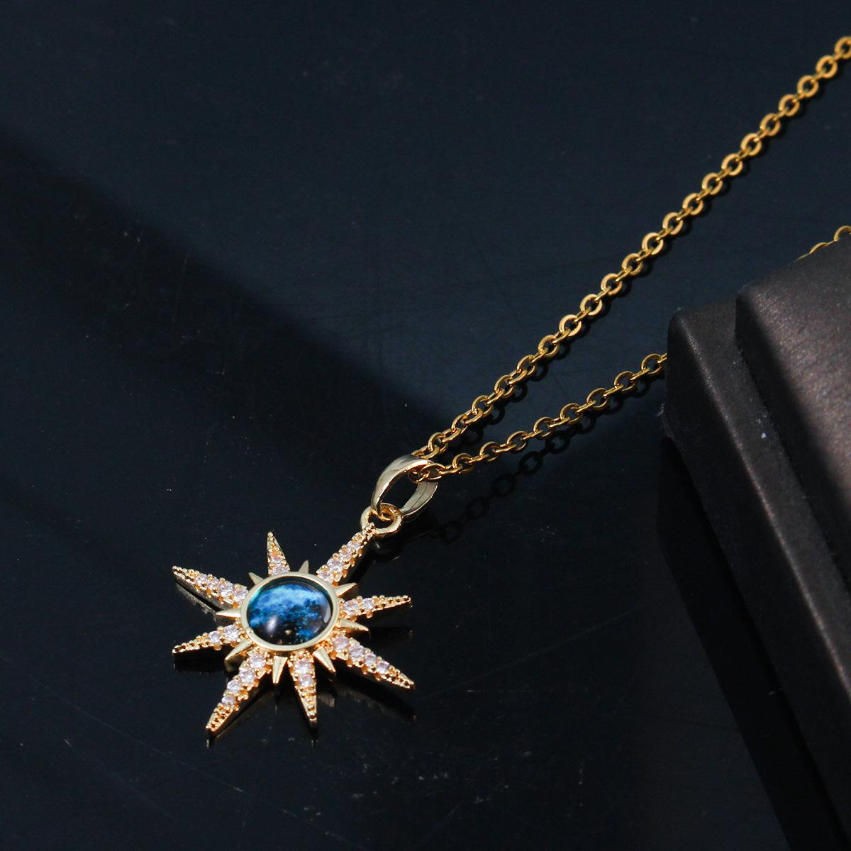 [May Jewels] Dây Chuyền Ánh Dương Vĩnh Cửu Titan KHÔNG Gỉ KHÔNG ĐEN Dành Cho Nữ_thumbnail_5