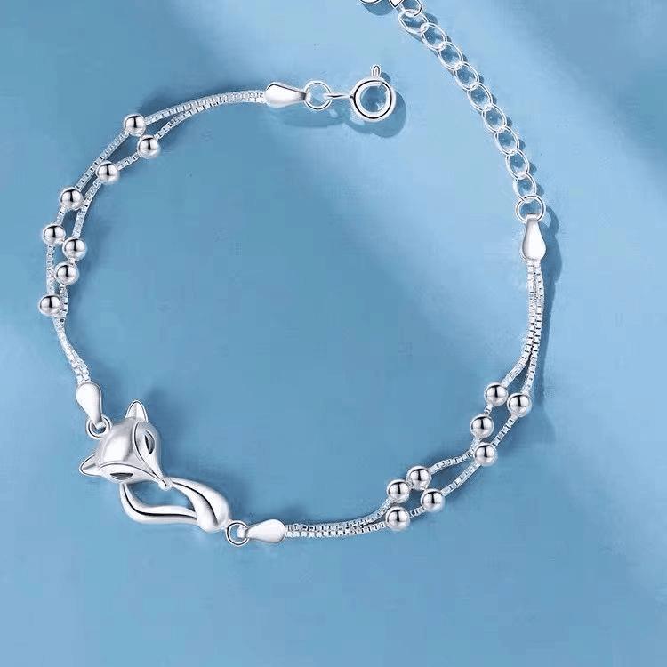 [May jewels] Vòng tay Hồ Ly - Lắc tay Linh Hồ siêu dễ thương thanh lịch Phụ Kiện Vòng tay  con cáo dành cho nữ_thumbnail_1