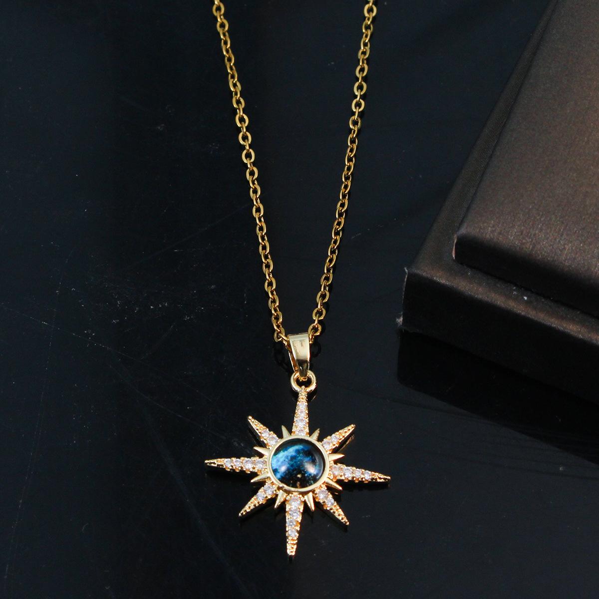 [May Jewels] Dây Chuyền Ánh Dương Vĩnh Cửu Titan KHÔNG Gỉ KHÔNG ĐEN Dành Cho Nữ_thumbnail_4