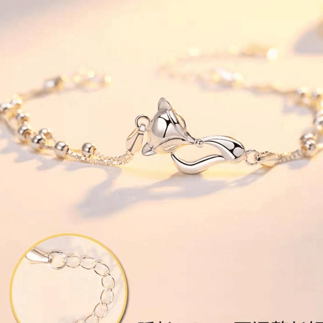 [May jewels] Vòng tay Hồ Ly - Lắc tay Linh Hồ siêu dễ thương thanh lịch Phụ Kiện Vòng tay  con cáo dành cho nữ_thumbnail_3