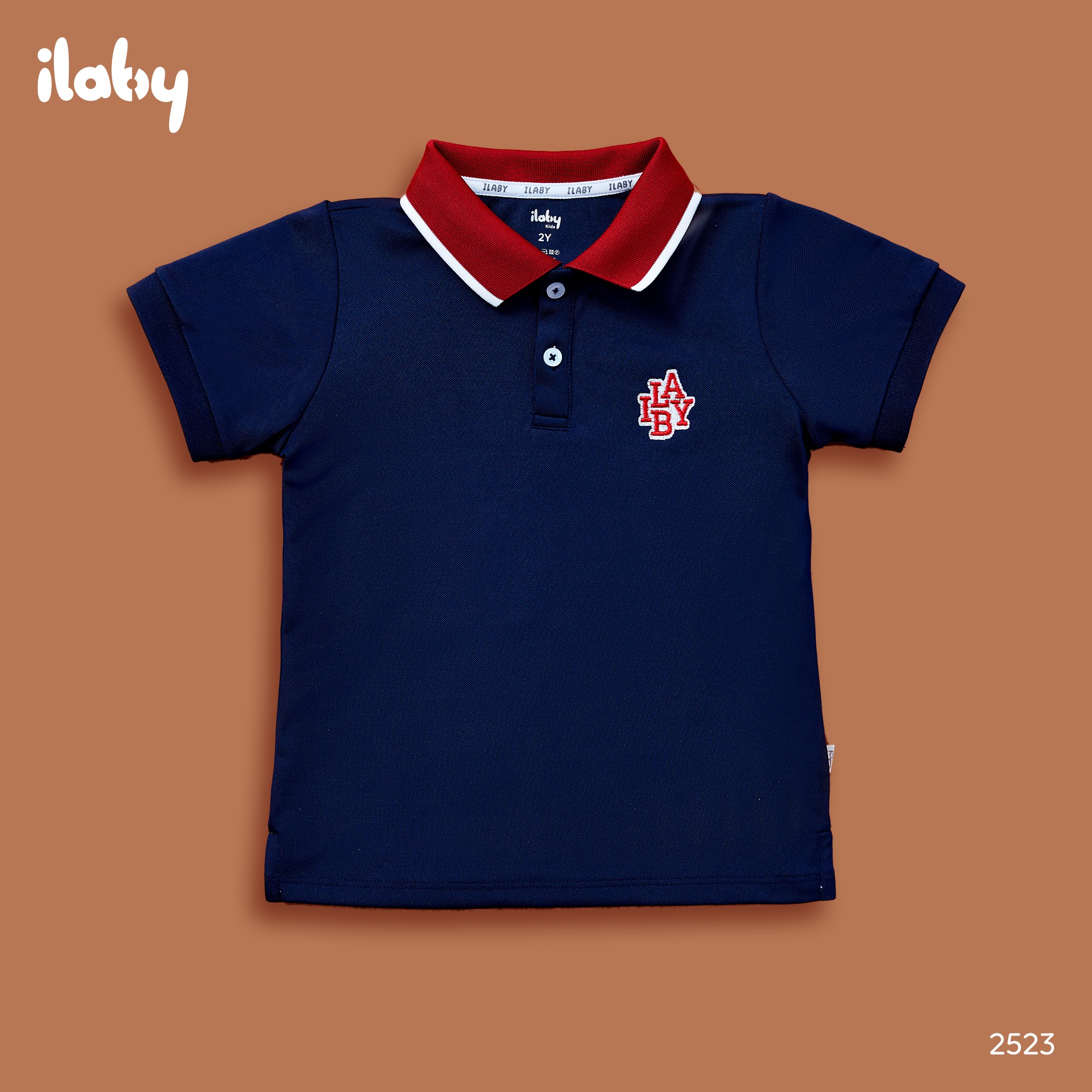 Polo thêu chữ nổi