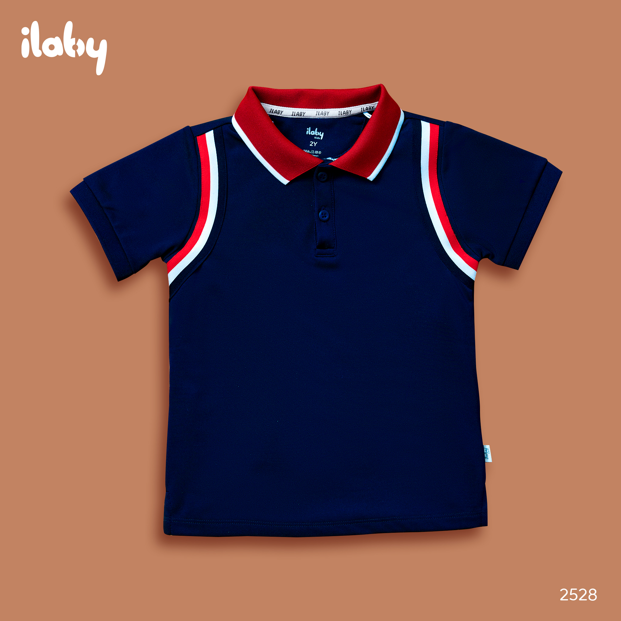 Polo in vòng nách phối màu bo