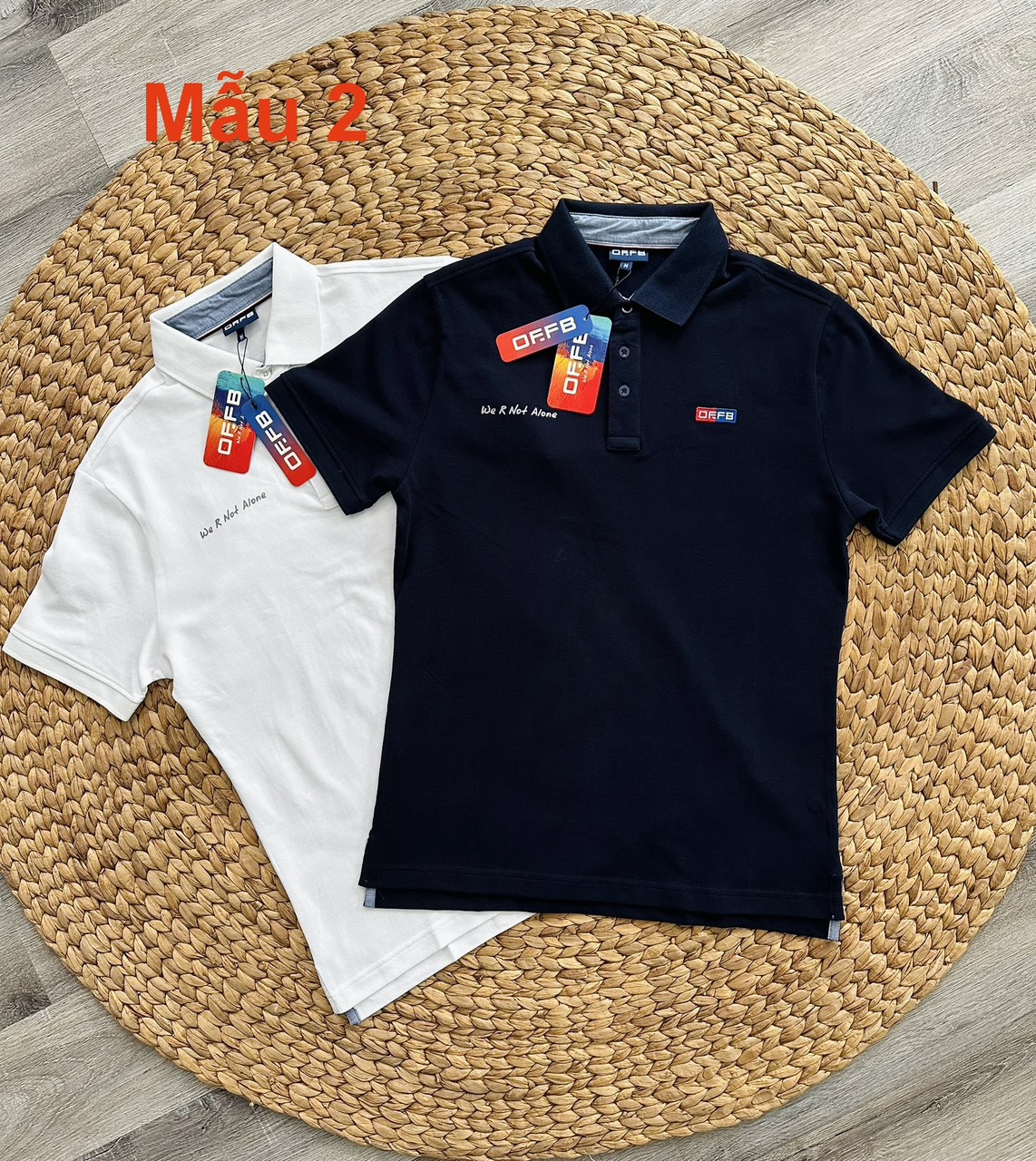 Áo Polo OFFB Chất Cá Sấu Cotton 100%