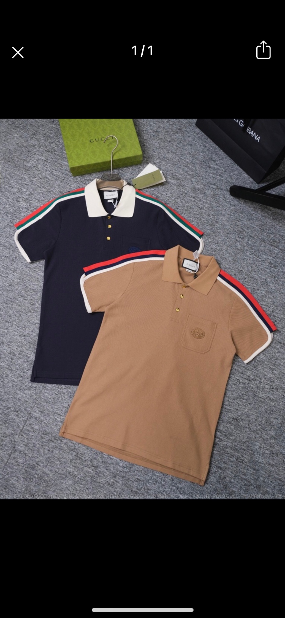 POLO GC Cotton Jersey Viền Tay - Khuy Vàng_thumbnail_15